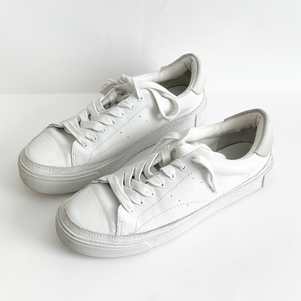 AllSaints Trish Leather Platform Sneakers - Picture 2 of 6